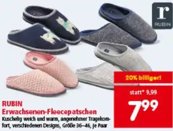 Interspar Erwachsenen-Fleecepatschen Angebot