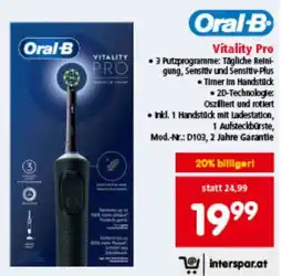 Interspar VITALITY PRO Angebot