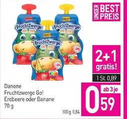 Sutterlüty Danone Fruchtzwerge Go! Erdbeere oder Banane Angebot