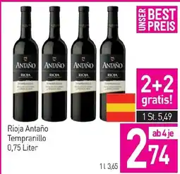 Sutterlüty Rioja Antaño Tempranillo Angebot