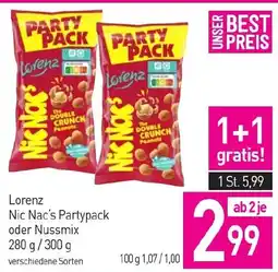 Sutterlüty Nic Nac's Partypack Angebot