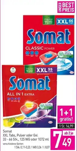 Sutterlüty Somat XXL Tabs, Pulver oder Gel Angebot