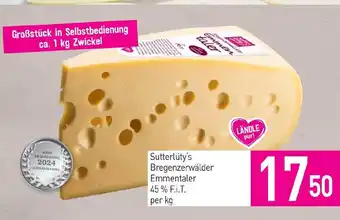 Sutterlüty Sutterlüty's Bregenzerwälder Emmentaler Angebot