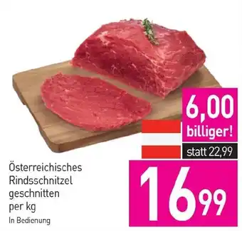 Sutterlüty Österreichisches Rindsschnitzel geschnitten Angebot