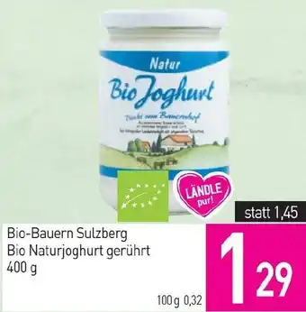 Sutterlüty Bio-Bauern Sulzberg Bio Naturjoghurt gerührt Angebot