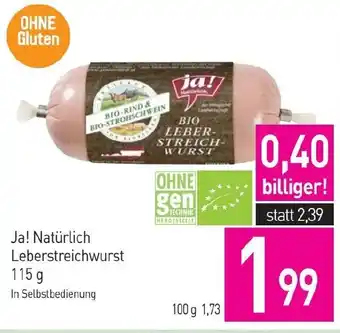 Sutterlüty Ja! Natürlich Leberstreichwurst Angebot