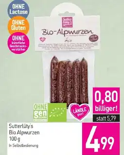 Sutterlüty Sutterlüty's Bio Alpwurzen Angebot