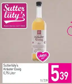 Sutterlüty Sutterlüty's Kräuter Essig Angebot