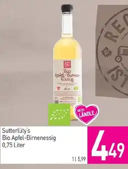 Sutterlüty Sutterlüty's Apfel-Birnen Essig mit Himbeeren Angebot