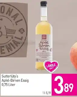 Sutterlüty Sutterlüty's Apfel-Birnen Essig mit Himbeeren Angebot