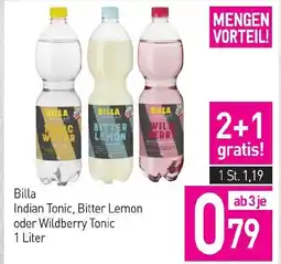 Sutterlüty Billa Indian Tonic, Bitter Lemon Angebot