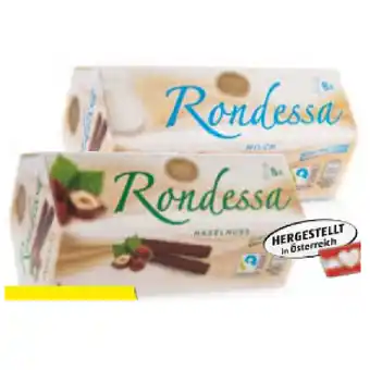 Hofer Rondessa Waffelröllchen div. Sorten HOFER Angebot