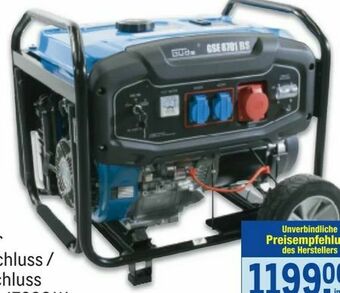 Metro Stromerzeuger GSE8701RS Angebot