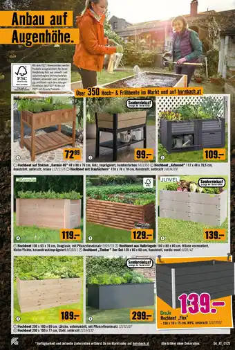 Hornbach Hochbeete Angebot