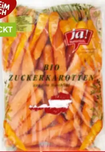 Billa ja!natürlich Bio Karotten Angebot