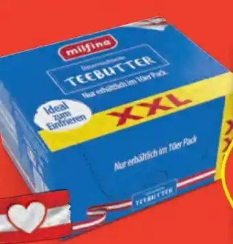 Hofer Milfina XXL Teebutter Angebot