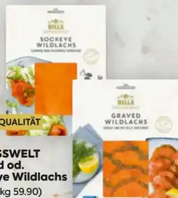 Billa Billa Genusswelt Graved Wildlachs Angebot