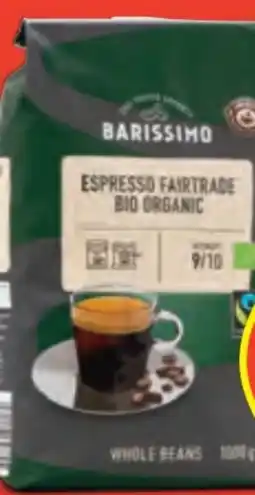 Hofer Barissimo Bio-Fairtrade Espresso Angebot