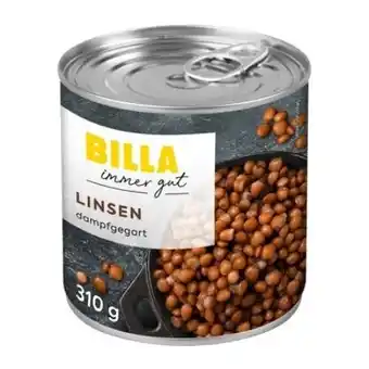 Billa Billa immer gut Dampfgegarte Linsen Angebot