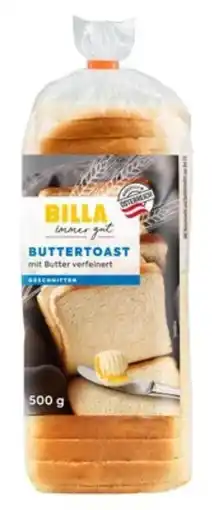 Billa Billa immer gut Buttertoast Angebot