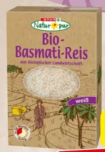 Spar Spar Natur pur Bio-Basmatireis Angebot