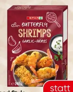 Spar Spar Butterfly Shrimps Garlic & Herbs Angebot