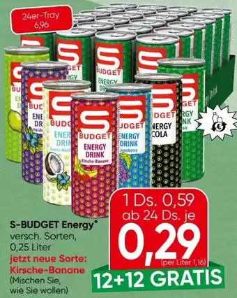 Spar S Budget Energy Drink Angebot