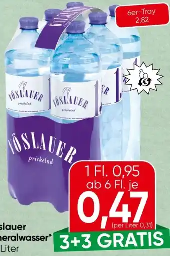 Spar Vöslauer Mineralwasser Angebot