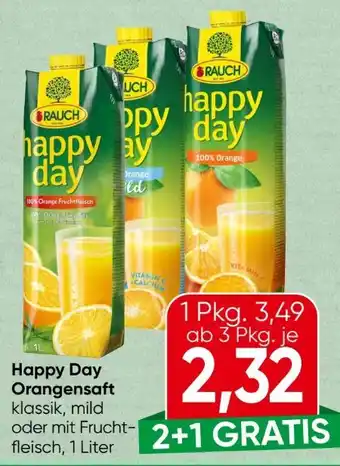 Spar Rauch Happy Day Orangensaft Angebot