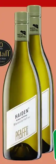 Spar Weingut R&A Pfaffl Grüner Veltliner Weinviertel Angebot