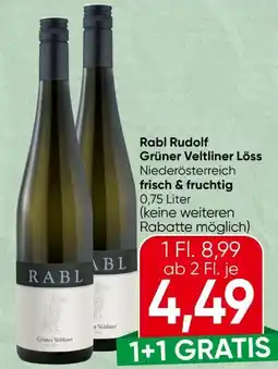 Spar Weingut Rabl Rudolf Grüner Veltliner Löss Angebot