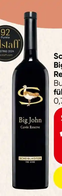 Spar Weingut Scheiblhofer Big John Cuvée Reserve Angebot