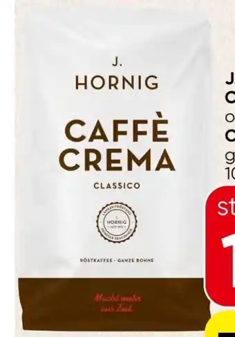 Spar J. Hornig Caffè Crema Angebot