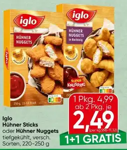 Spar Iglo Hühner Sticks Angebot