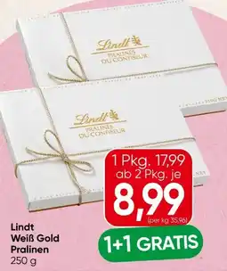 Spar Lindt Pralinen Gold Weiß Angebot