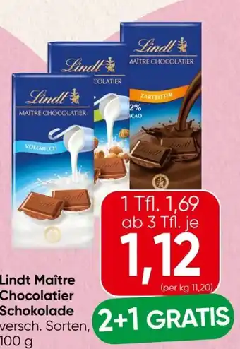 Spar Lindt Maître Chocolatier Angebot