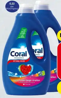 Spar Coral Feinwaschmittel Flüssig Angebot