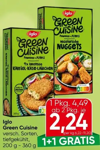 Eurospar Iglo Green Cuisine Angebot