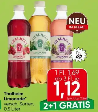 Eurospar Thalheimer Limonade Angebot