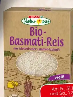 Eurospar Spar Natur pur Bio-Basmatireis Angebot