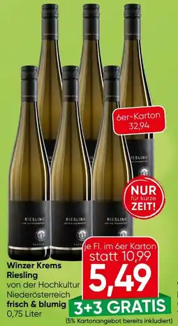 Eurospar Winzer Krems Riesling Angebot