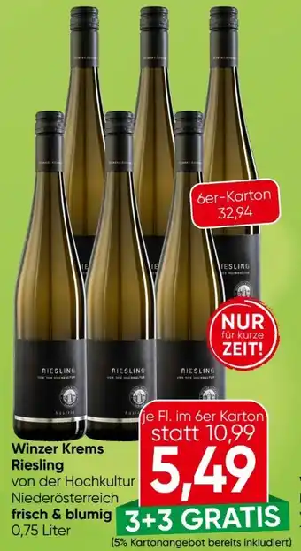 Eurospar Winzer Krems Riesling Angebot