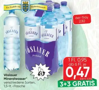 SPAR Gourmet Vöslauer Mineralwasser Angebot