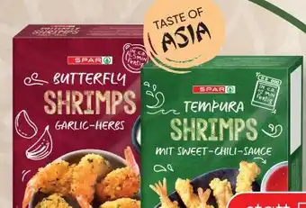 SPAR Gourmet Spar Butterfly Shrimps Garlic & Herbs Angebot