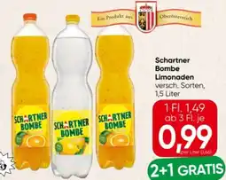 Spar Schartner Bombe Limonade Angebot