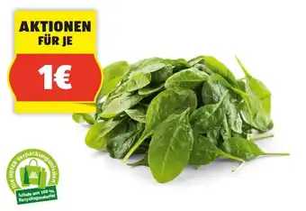 Hofer HOFER MARKTPLATZ BIO-Babyspinat, 125 g Angebot