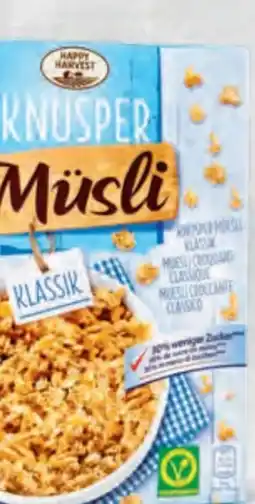 Hofer Happy Harvest Müsli Angebot