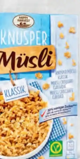 Hofer Happy Harvest Müsli Angebot