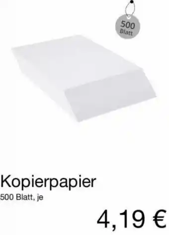 KiK Kopierpapier 500 Blatt Angebot