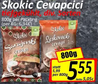 Wurstico skokic Cevapcici 800g Angebot